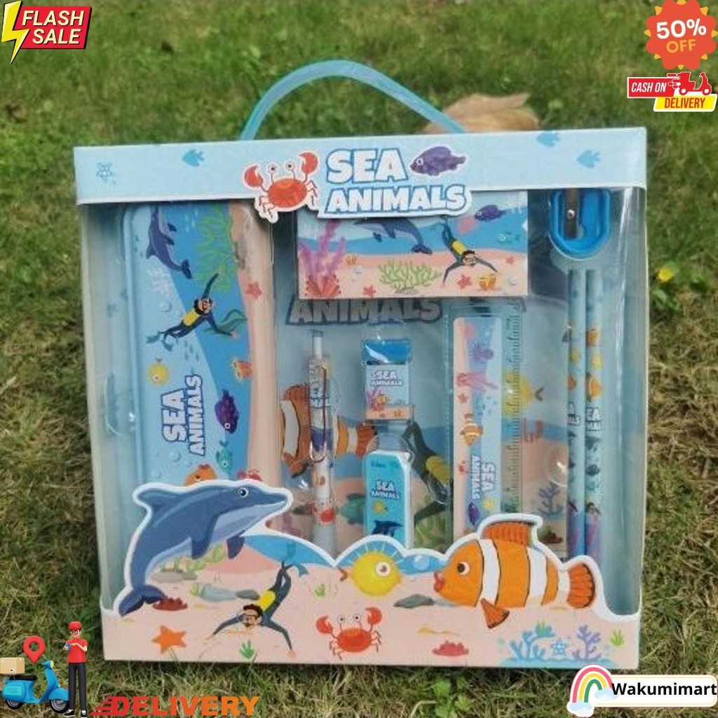 

Sh17 - Paket Alat Tulis Set 9 In 1 / Stationary Set Alat Tulis Sekolah Isi 9 Pcs / Perlengkapan Sekolah Lengkap Anak Sd / Paket Alat Tulis Motif D Termurah