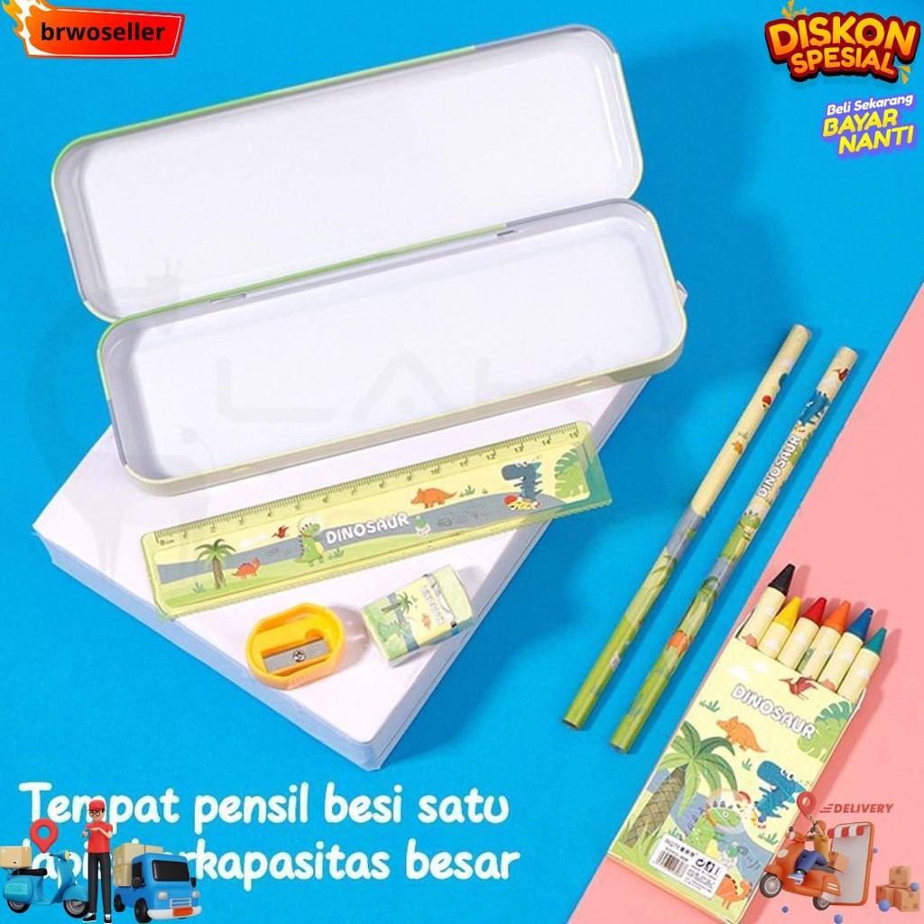

Lakoe Kotak Pensil Anak Set Stationery/Alat Tulis Kotak Pensil Karakter/Alat Tulis Set Lengkap D Termurah