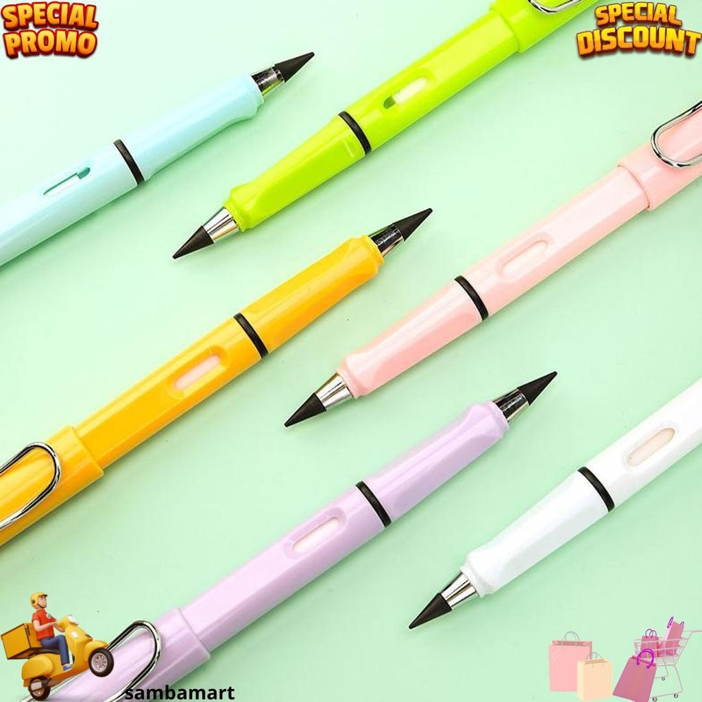 

Pensil Eternal + Eraser / Pensil Abadi + Penghapus / Pensil Tidak Bisa Habis / Pensil Tanpa Batas D Sale