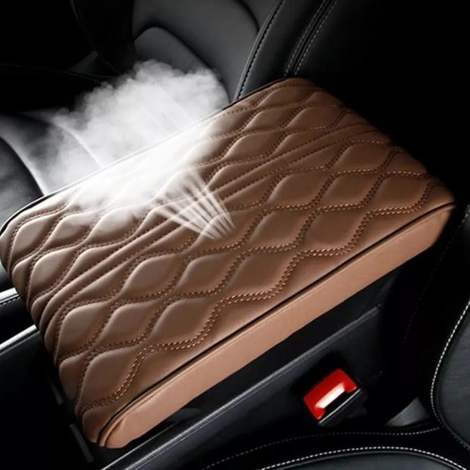 Arm Rest Mobil Bantalan Tangan Kulit Innova Fortuner 2005 - 2015