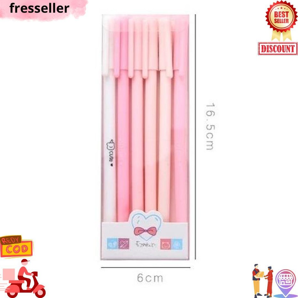 

Cod 6 Buah/Set Pena Tanda Tangan ,Pulpen Gel Sederhana Siswa Penel Pena Morandi Warna Siswa Pena Tanda Tangan Sekolah Alat Tulis Kantor Pasokan 0,5 Mm -Mg D Sale