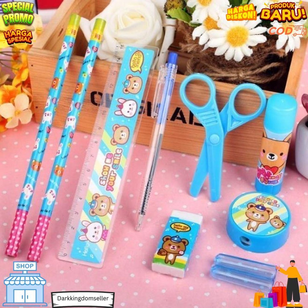 

Munas Paket Alat Tulis Set 8In1 Stationery Set Study Set Anak Karakter Set Alat Tulis Anak Tk D Terlaris