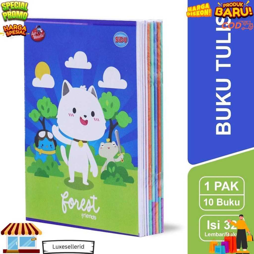 

Sidu Buku Tulis 32 Lembar - Sdu Eb 32 D Gratis Ongkir