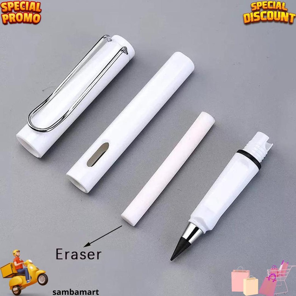 

Eternal Pencil Premium Pensil Tanpa Batas Hb 0.5Mm | Pensil Ajaib Tanpa Rautan Untuk Menulis Menggambar Sketsa | Pena Perlengkapan Alat Tulis Sekolah Anak / Kantor | Unlimited Writing Eternal Pencil Inkless D Terlaris