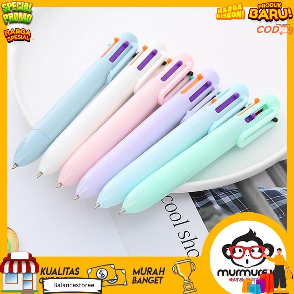 

Murmure.Id | Pulpen Mekanik 6 Warna Baru Pena Bolpen 6In1 Warna Multi Colors Pen Pn025 D Termurah