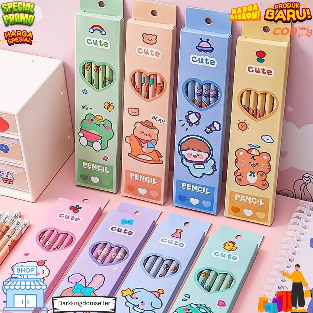 

- S5670 Pensil Set Alat Tulis Sekolah Anak / Pensil Set Isi Banyak / Pensil Set Pack Cute / Pensil Anak Karakter Lucu D Promo Puncak
