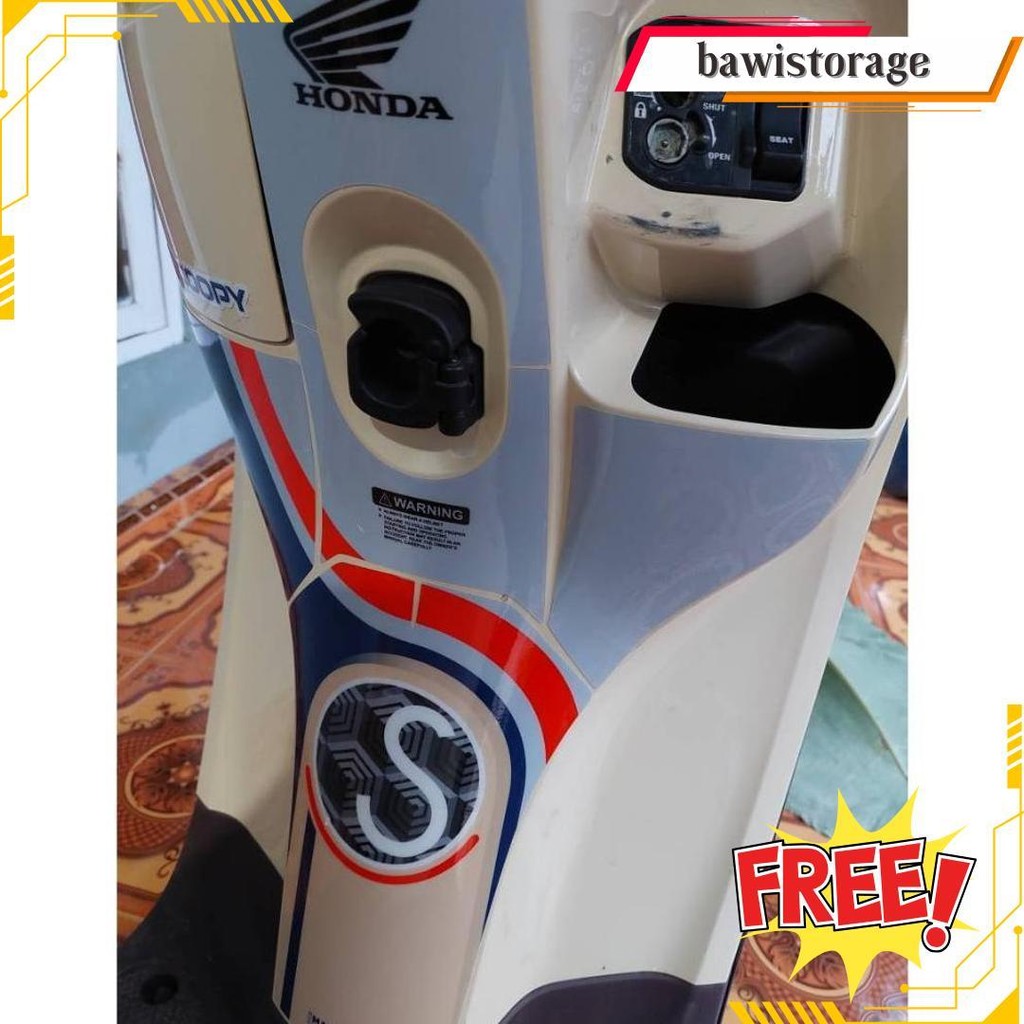 Tankpad Scoopy New 2021 - 2023 Striping Scoopy Pelindung Dashboard Scoopy Deckpad Scoopy 2023 105012