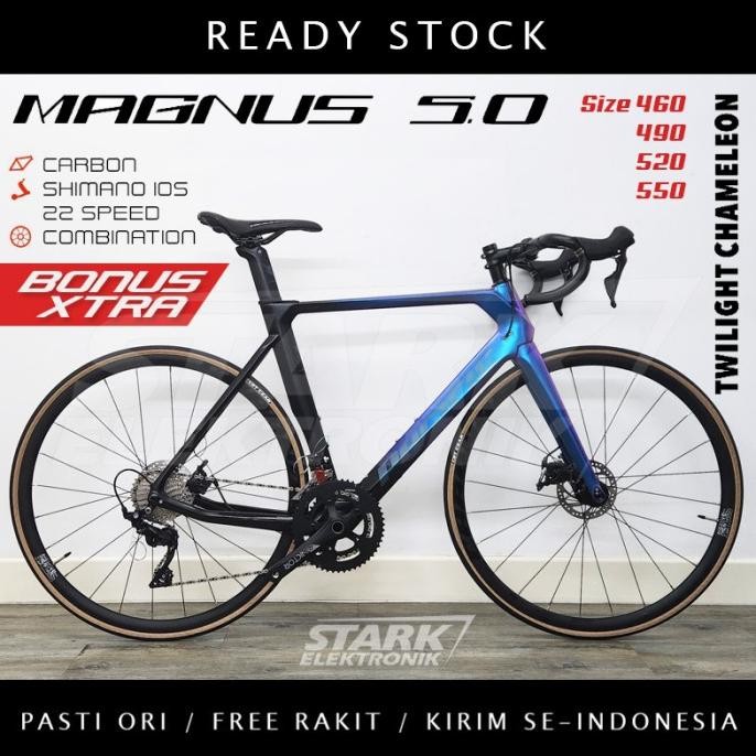 ready  Pacific MAGNUS 5.0 Carbon 700C Roadbike Sepeda Balap ROAD BIKE murah
