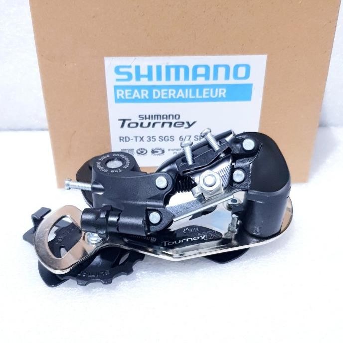 ready  Rear Derailleur RD Sepeda 7 Speed Shimano Tourney TX-35 Hitam murah
