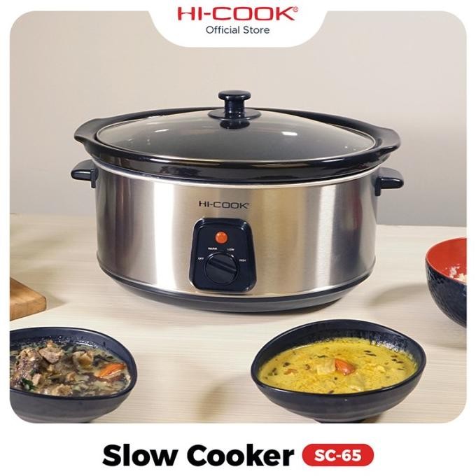 Murah SLOW COOKER HI COOK SC-65 Slow Cooker/Slow Cooker Hi Cook 6,5 Liter Non COD