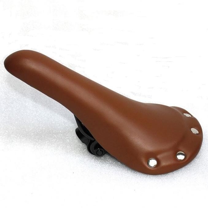 ready  Sadel Sepeda Klasik Paku Vintage Retro Saddle Classic Model Kulit murah