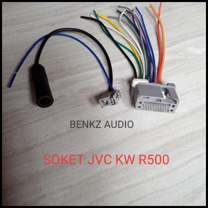 Soket Radio Tape Jvc Kw R500 Kabel Socket Head Unit Jvc Kw R500 1 Set