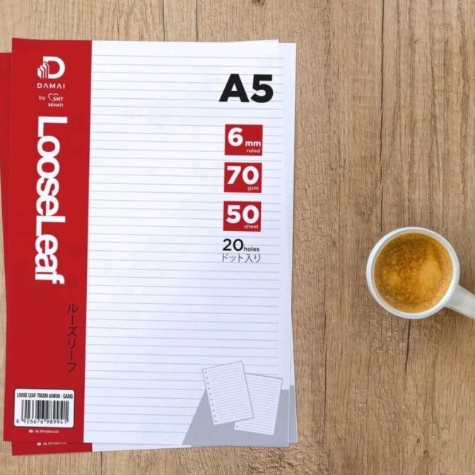 

kertas Binder A5 B5 LooseLeaf The best