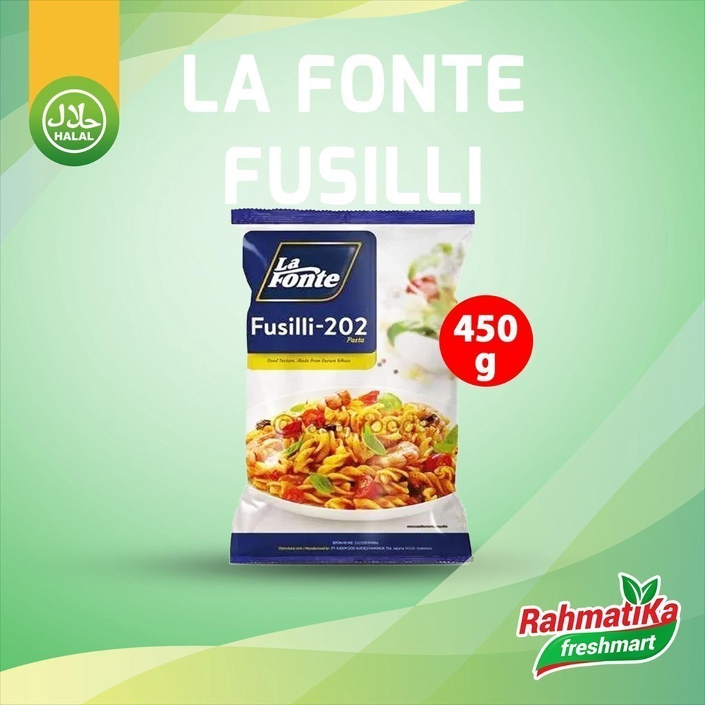 

La Fonte Fusilli-202 Pasta 450 gr
