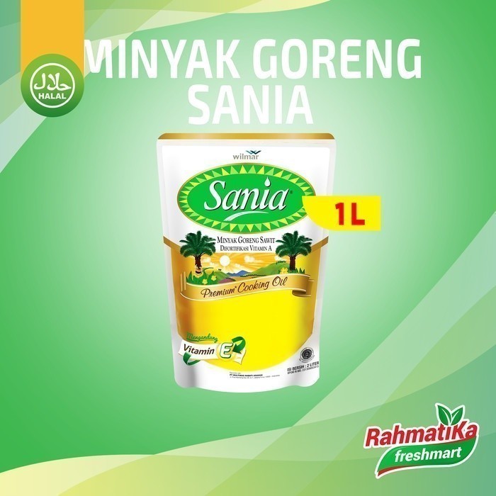 

Sania Minyak Goreng Refill / Minyak Goreng Sawit 1 Liter