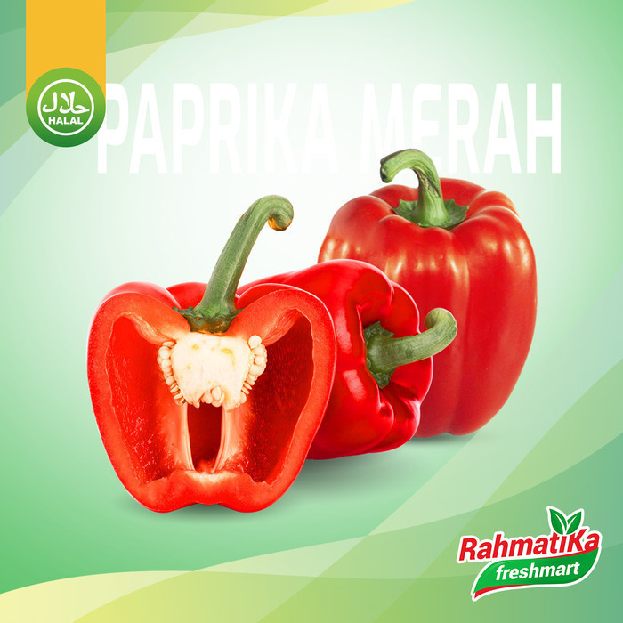 

Paprika Merah Segar / Paprika Merah Fresh 1 pcs (Sayur Segar)
