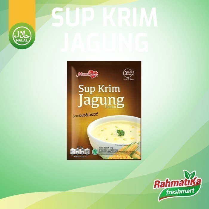 

MamaSuka Sup Krim Jagung 55 gram (Bumbu Dapur)