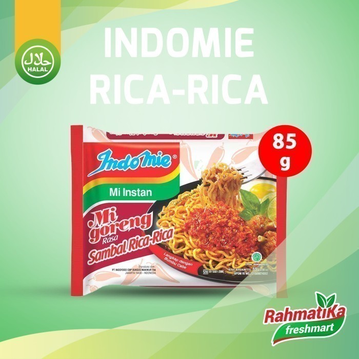 

Indomie Mi Instan Goreng Sambal Rica-Rica 1 Pcs
