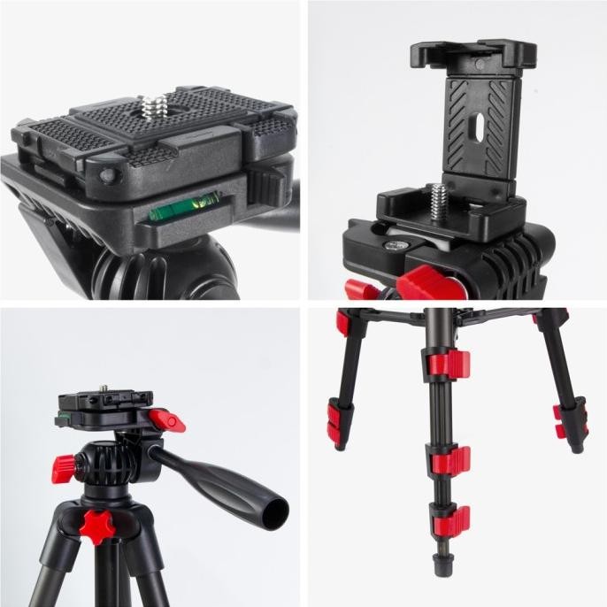 Takara Eco-173A, Tripod Kamera Hp Dslr + Holder Hp Original Dan Terpercaya