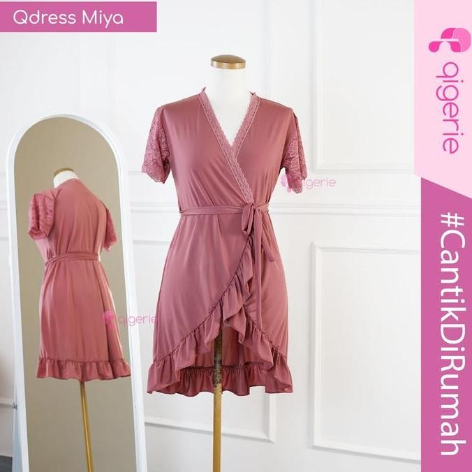 MIYA QIGERIE | Kimono Dress | Daster Kekinian Terbaru | Baju Tidur Sexy