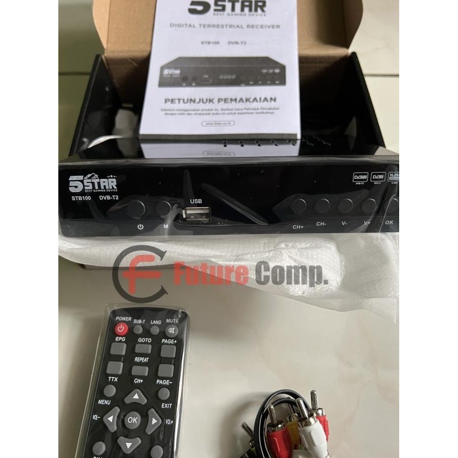 SET TOP BOX STB100 TV ANALOG KE TV DIGITAL