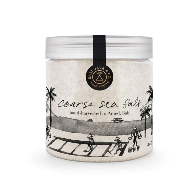 

east java & co coarse sea salt 400gr | garam kasar