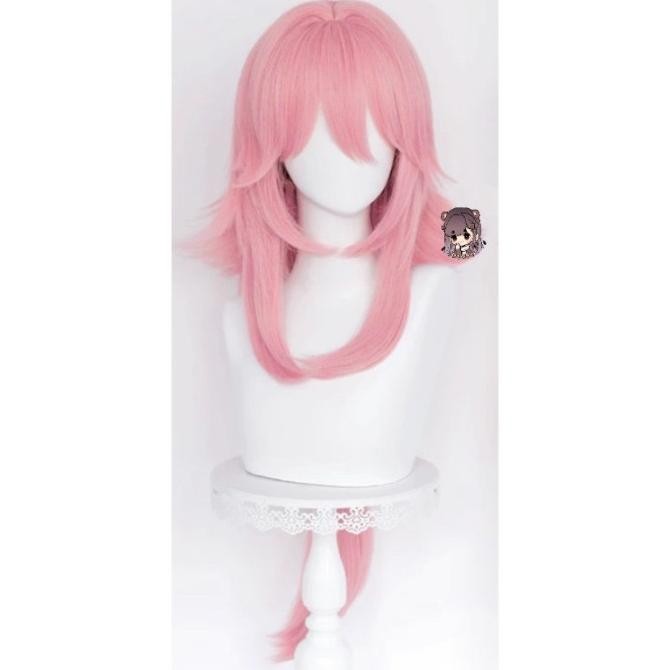 Grosir Ready Womanmey Wig - Yae Miko Genshin