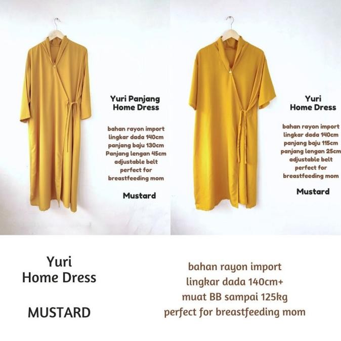 LD 140 YURI KIMONO Home Dress Kimono Daster Premium Busui Lahiran Hospital Friendly sizeJumbo