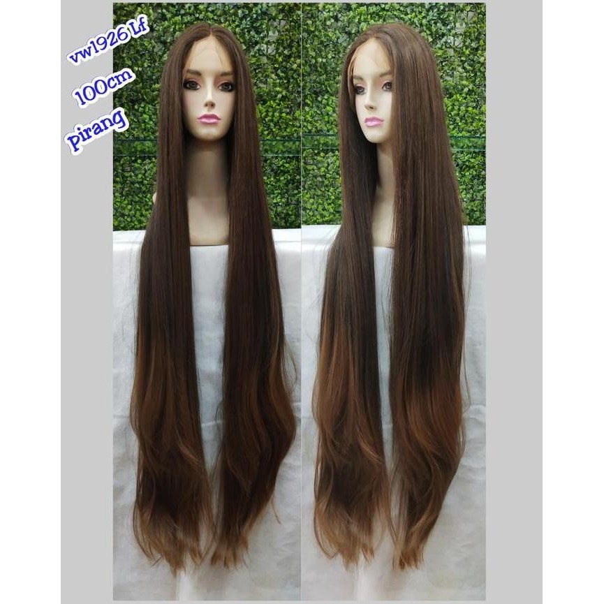Grosir Wig Lace Front Rambut Palsu Dewasa Panjang Vw 1926 Lf 100 Cm