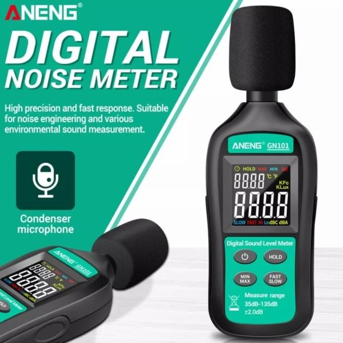 NEW db meter digital aneng GN101 35-135db / sound level meter digital
