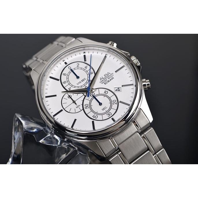 Alba Am3413 Active Chronograph Stopwatch Jam Tangan Original Co