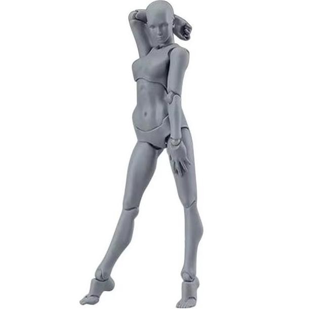 ACTION FIGURE FIGMA YOUNG GRAY BODY CHAN & KUN MOVEABLE ACTION FIGURE 1404T