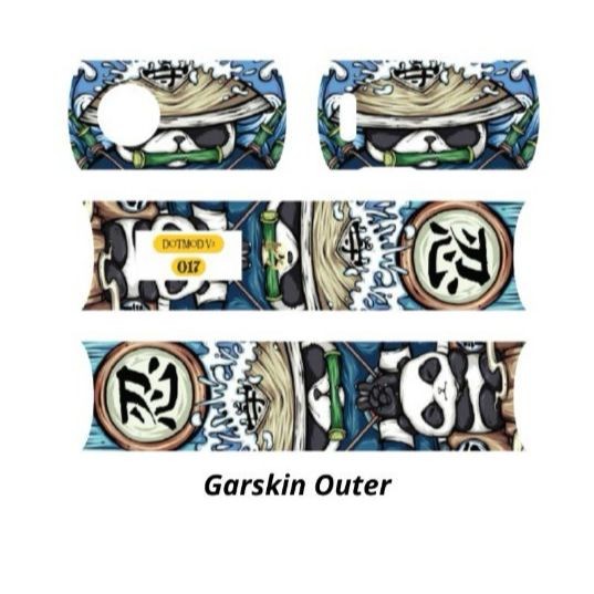 

*PromoGet2* Namikami Exilo Lamiansi Doff Ukuran Dot Kotak V2 Kertas Label Stiker Outer 17 Stiker Garskin HP/Case Custom Dan COD