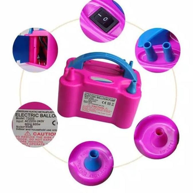 Pompa Balon Elektrik / Pompa Peniup Balon Otomatis / Mesin Pompa Tiup Balon / Electric Baloon Pump /
