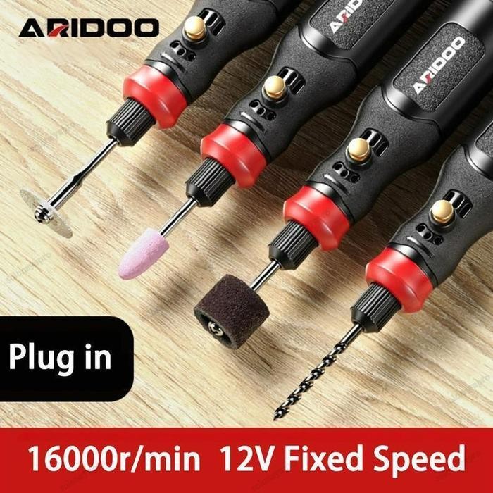 COD,Kirim Sekarang [COD] SOARFLY Bor Mini Grinder Set Mesin Ukir Poles Gerinda Listrik Alat Ukir Gra
