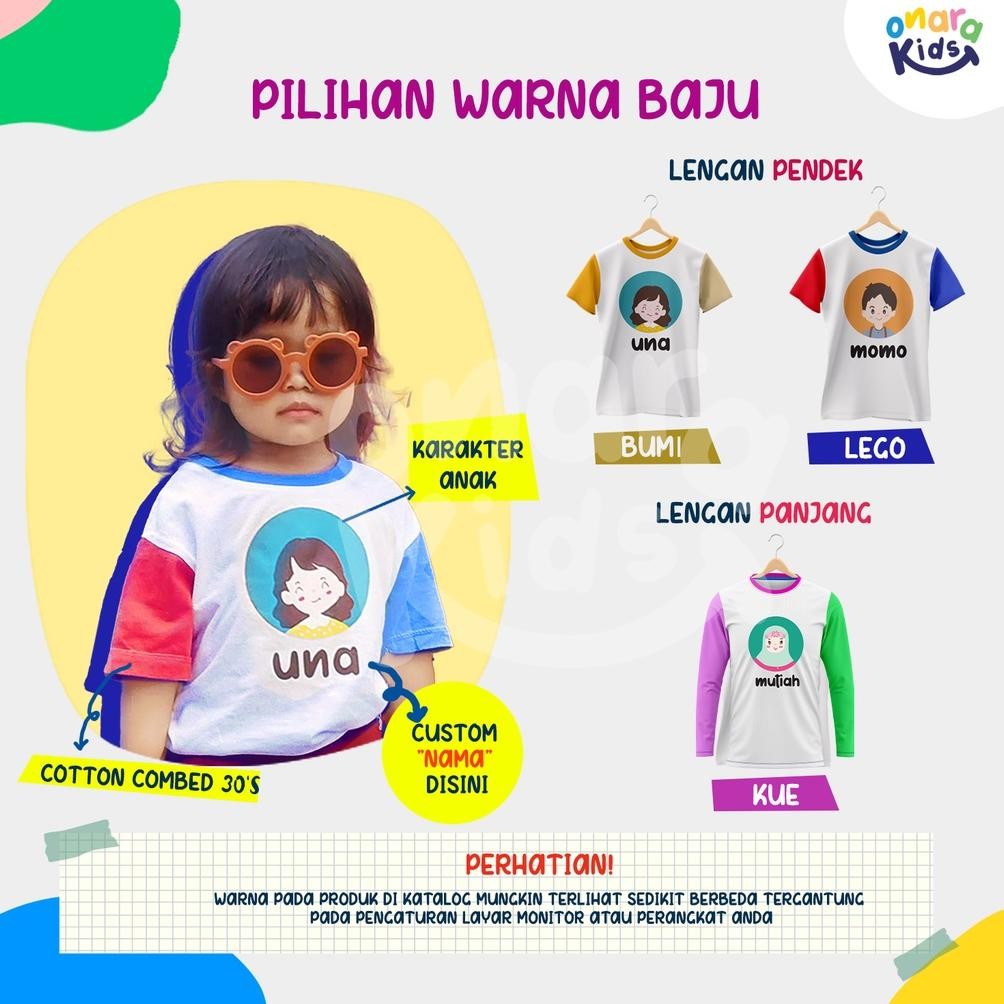 Hampers Topi Kaos Anak Laki Laki Perempuan Pakaian Anak Perempuan Laki Laki Custom - Hadiah Ultah