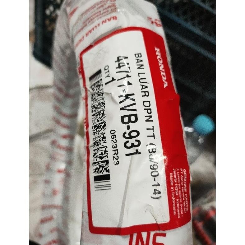 rt-4 ban luar AHM Honda biasa KVB/ ban luar AHM belakang 90/90-14 , 80/90-14 ban luar AHM belakang b