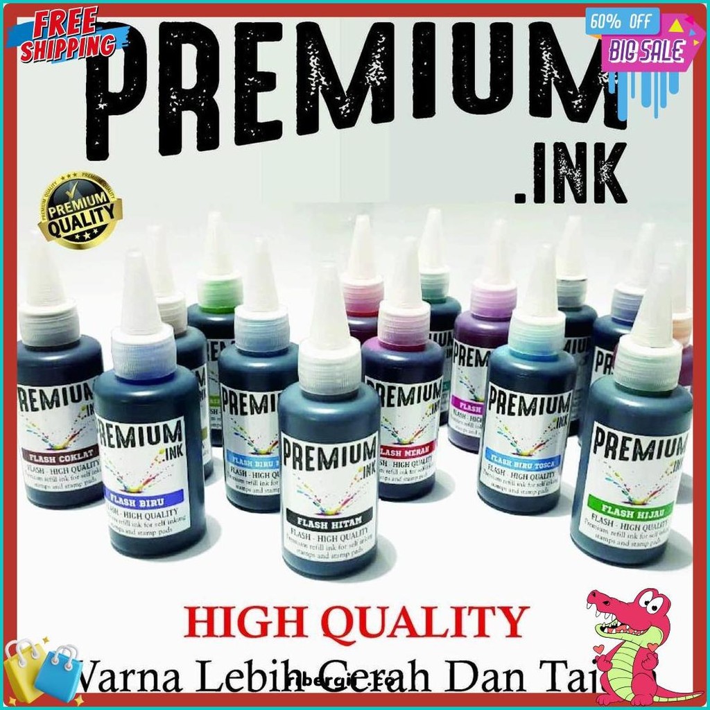 

Tinta Stempel Flash Otomatis 15 Varian Warna Kualitas Premium - Flash Ink Premium - Tinta Flash Refill Isi 100 Ml Flash Sale! Diskon Hingga 70%