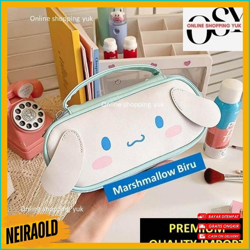 

Tempat Pensil Sanrio , Kotak Pensil Kuromi , Tas Kosmetik , Pouch , Motif Kuromi / Cinnamoroll / My Melody , Import Premium. Online Shopping Yuk. Kapasitas Besar. Bahan Kulit , Kuat & Sangat Cantik Exclusive. Flash Sale! Diskon Hingga 70%