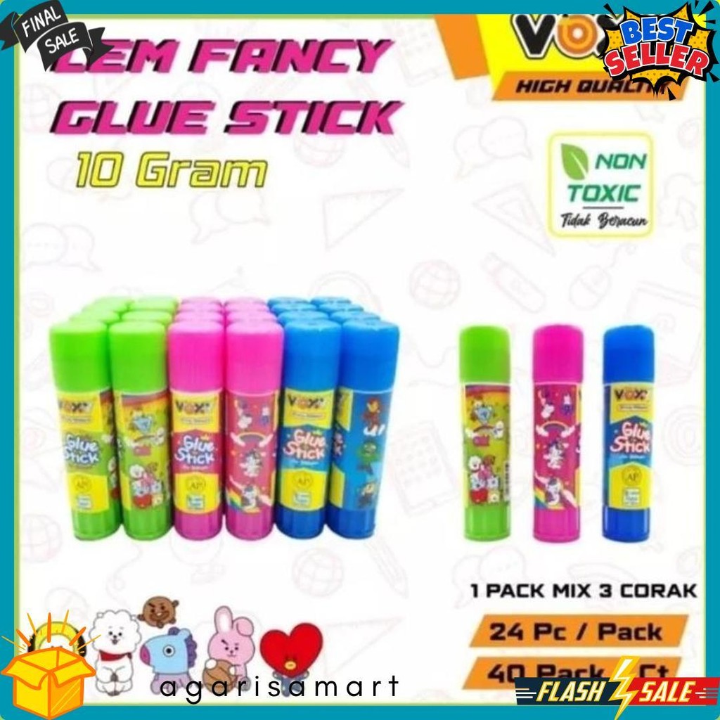 

(24Buah) Lem Stik 10Grm / Glu Stik Kertas Diskon