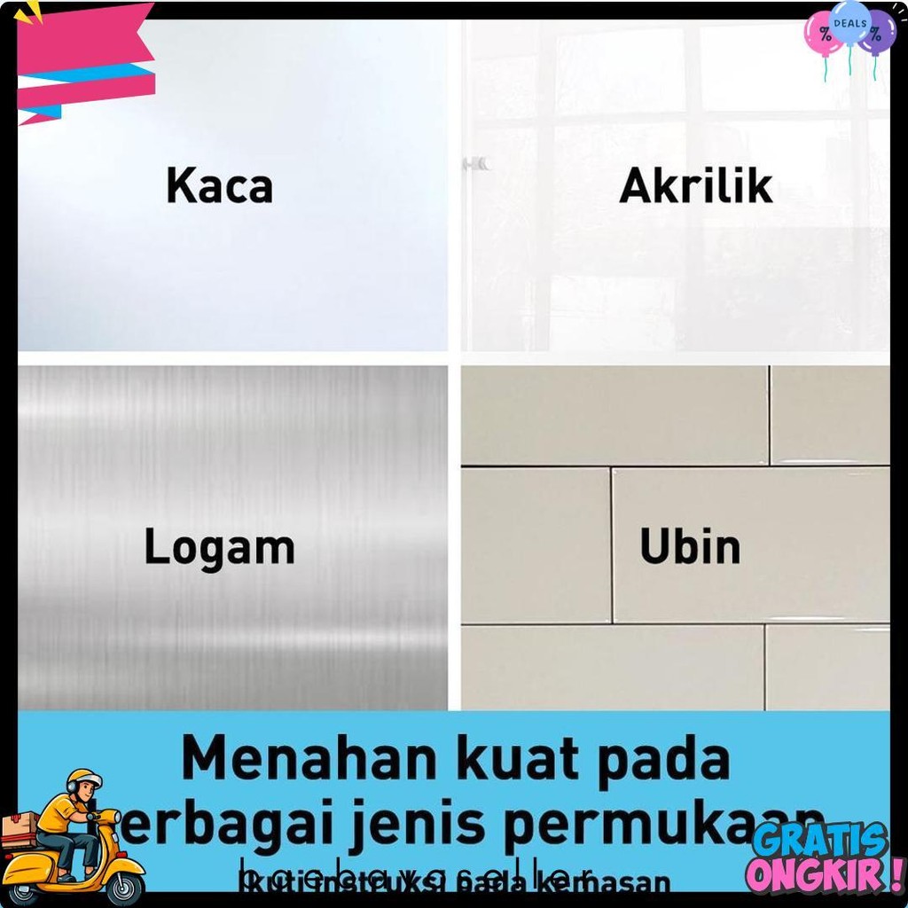 

3M Scotch Double Sided-Mounting Tape, Menahan Hingga 3.3Kg, 1 Pc, Transparan, Untuk Pengunaan Dalam Ruangan Diskon