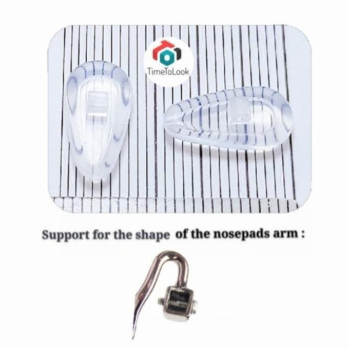 new  Nose Pad Kacamata Soft Silicone Oakley Carrera Adidas Bantalan Hidung