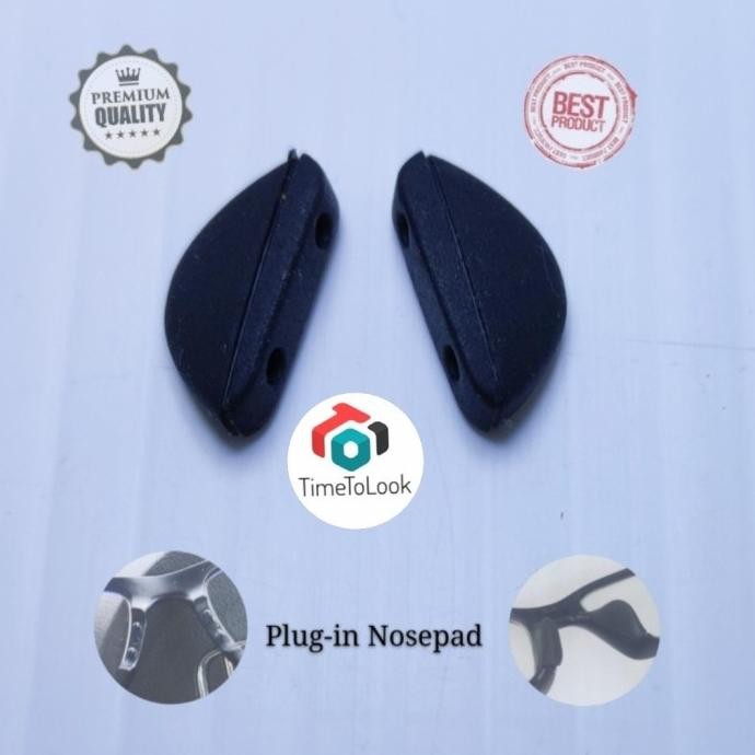 new  Nosepad Kacamata Plug-in Nose Pad Rubber Adidas O akley Colok Plug in