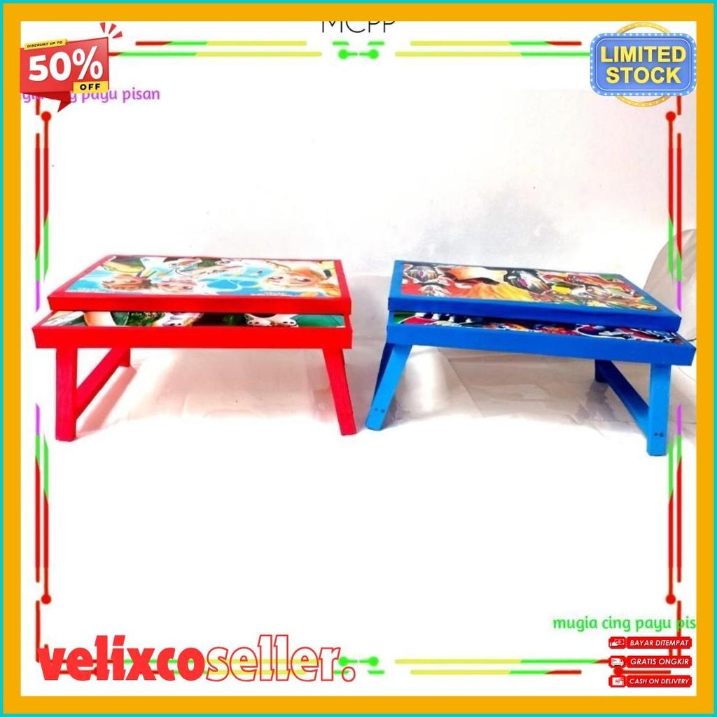 

Meja Belajar Anak Plus Papan Tulis Lipat Karakter Anak Minimalis Gratis Spidol Dan Penghapus Flash Sale! Diskon Hingga 70%