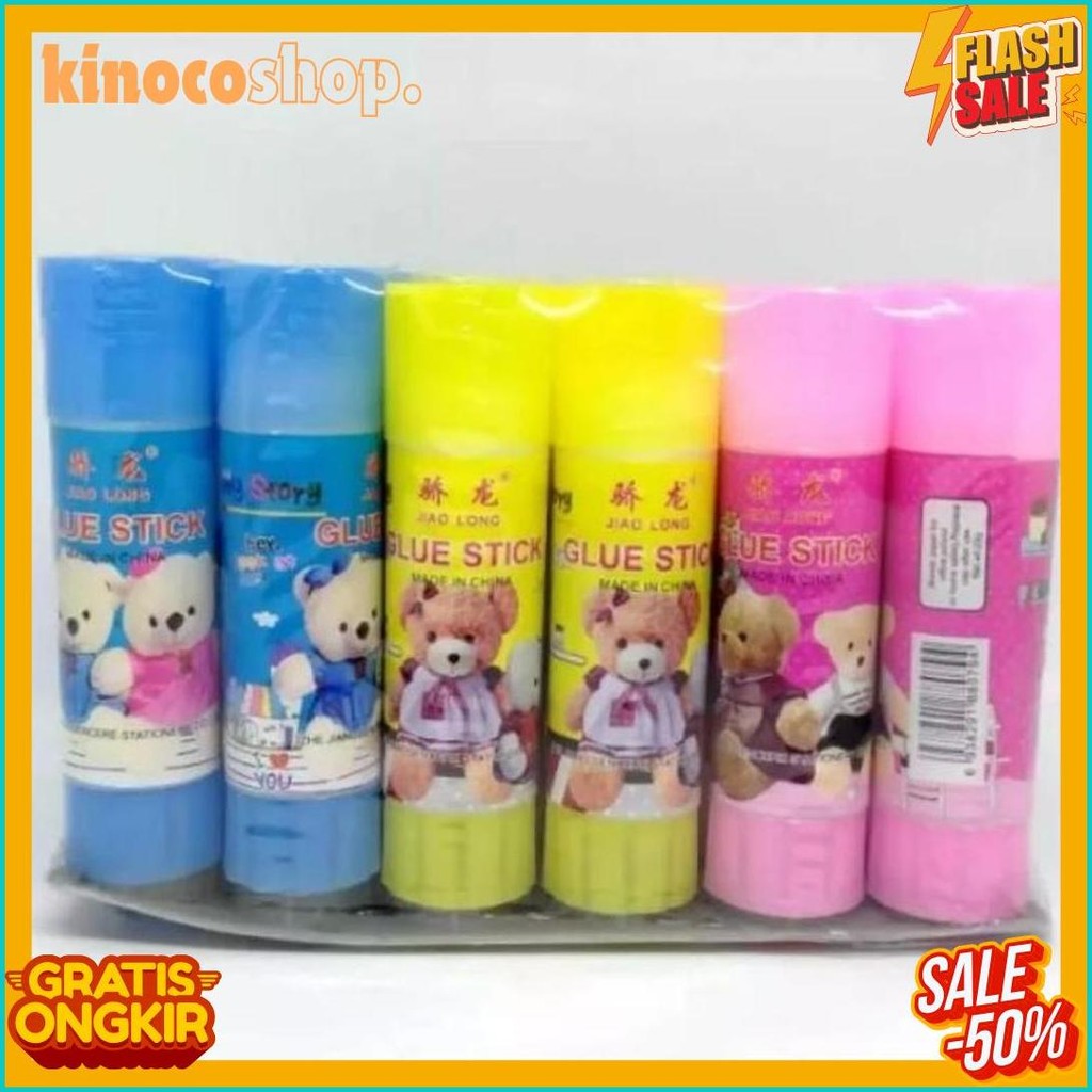 

(24Buah) Lem Stik 10Grm / Glu Stik Kertas Diskon
