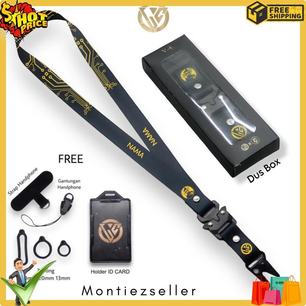 

Lanyard Craft Custom Nama Special Edition Circuit Board V2 Diskon Setengah Harga