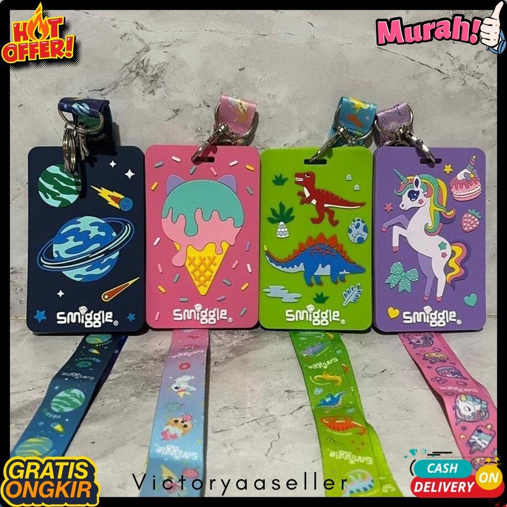 

Smiggle Bag Tag Card Holder Dengan Tali Lanyard Terlaris! Produk Ini Banyak Dicari