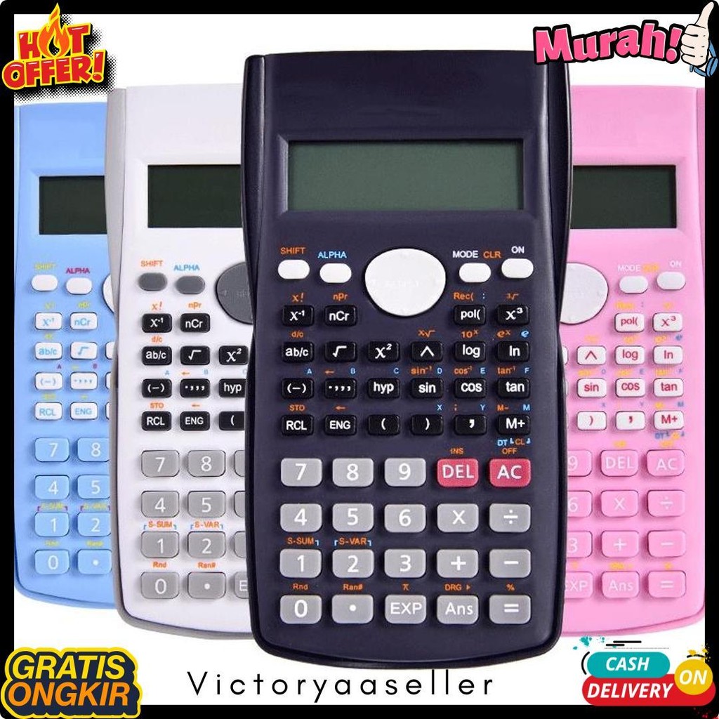 

Moka Scientific Kalkulator / Alat Hitung / Kalkulator Ilmiah Mks04 Diskon Setengah Harga