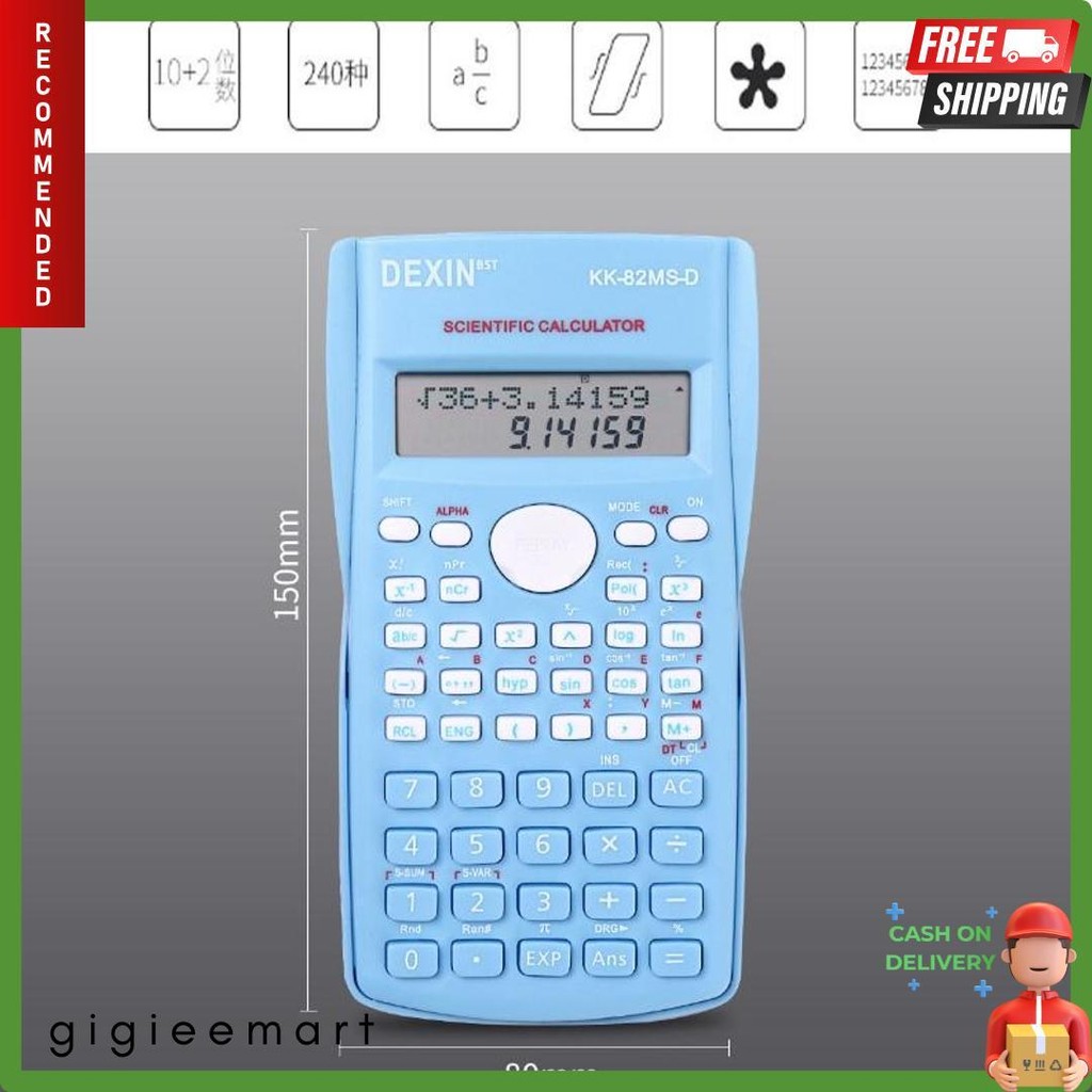 

Moka Scientific Kalkulator / Alat Hitung / Kalkulator Ilmiah Mks04 Terlaris! Produk Ini Banyak Dicari