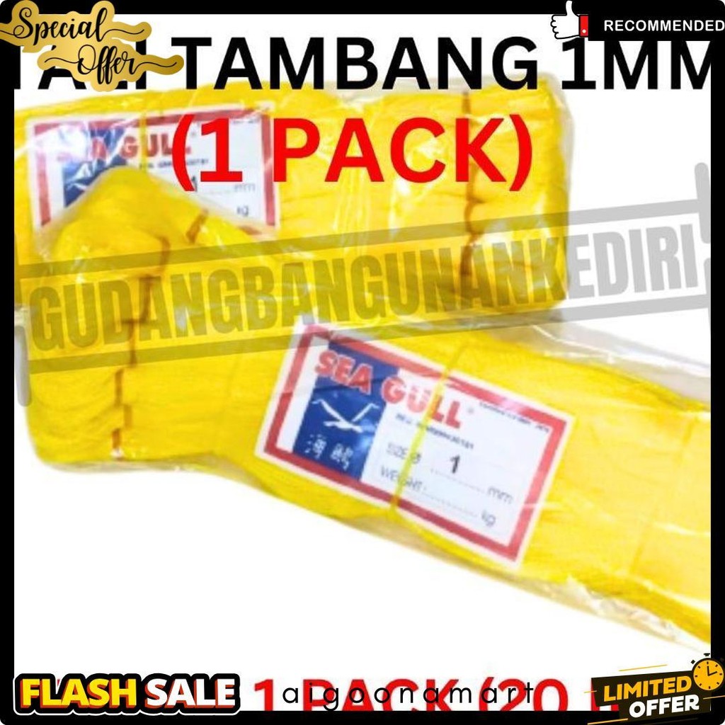 

[1 Pack] Tali Tambang 1Mm 1 Pack 20Pcs Ikat / Tali Tampar 1Mm / Tampar Plastik Buat Pasang Keramik / Benang Pondasi Rumah Seagull Sea Gull 20 Ikat 1 Pack 1Pack Terlaris! Produk Ini Banyak Dicari